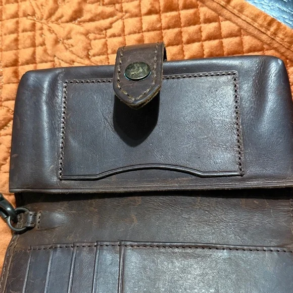 Frye Melissa Brown Leather Wallet - Picture 5 of 11